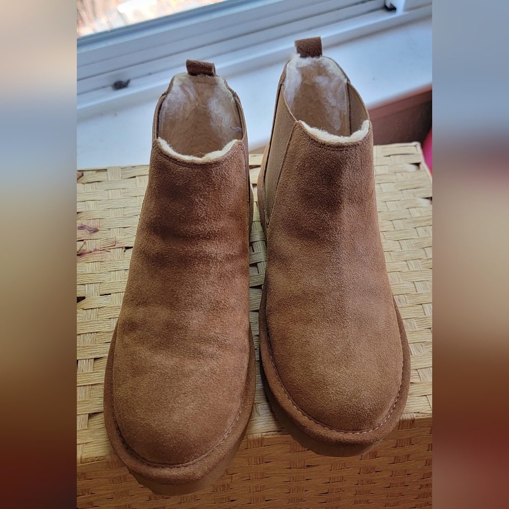 Natural Reflections Tan Suede Boots